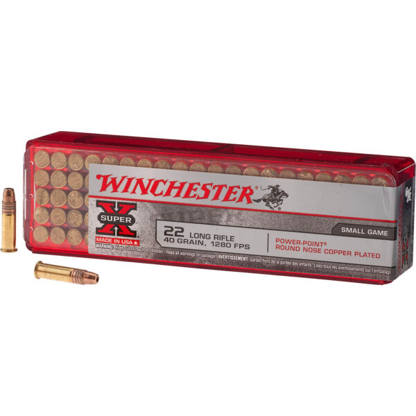 Winchester Super-X .22 Long Rifle 40-Grain Rimfire Ammunition