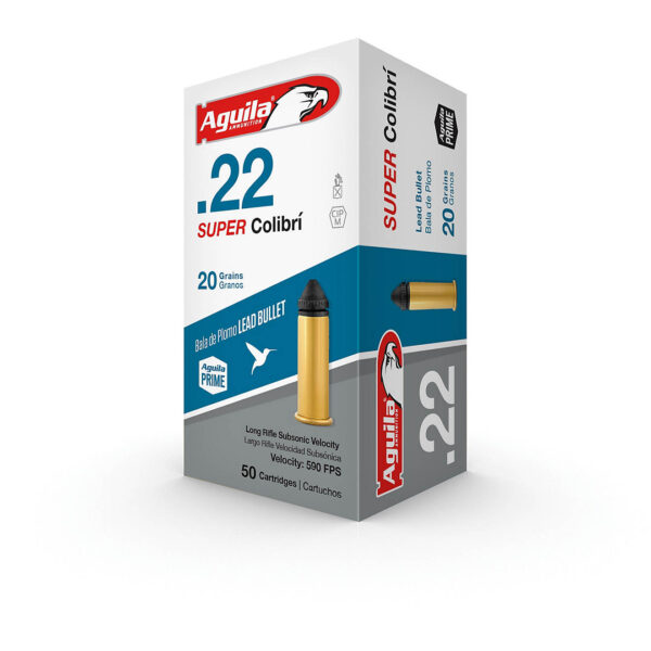 Aguila Ammunition Super Colibri .22 20-Grain Rimfire Ammunition