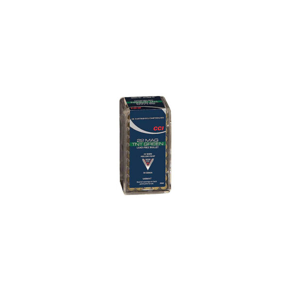 CCI® TNT Green® Varmint .22 Win Magnum 30-Grain Rimfire Ammunition