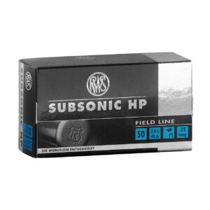 RWS Subsonic .22 Long Rifle 40-Grain Rimfire Ammunition