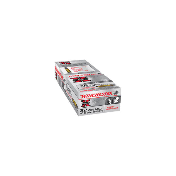 Winchester Super-X .22 Winchester Magnum Jacketed Hollow-Point Ammunition