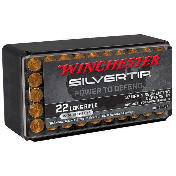 Winchester Silvertip .22 LR 37-Grain Rimfire Rifle Ammunition