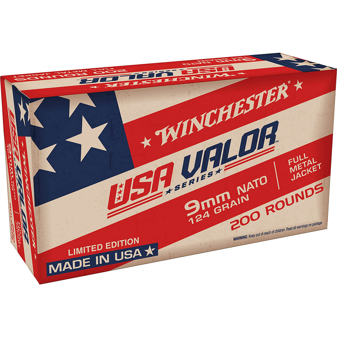 USA VALOR 9mm 124-Grain Centerfire Rifle Ammunition