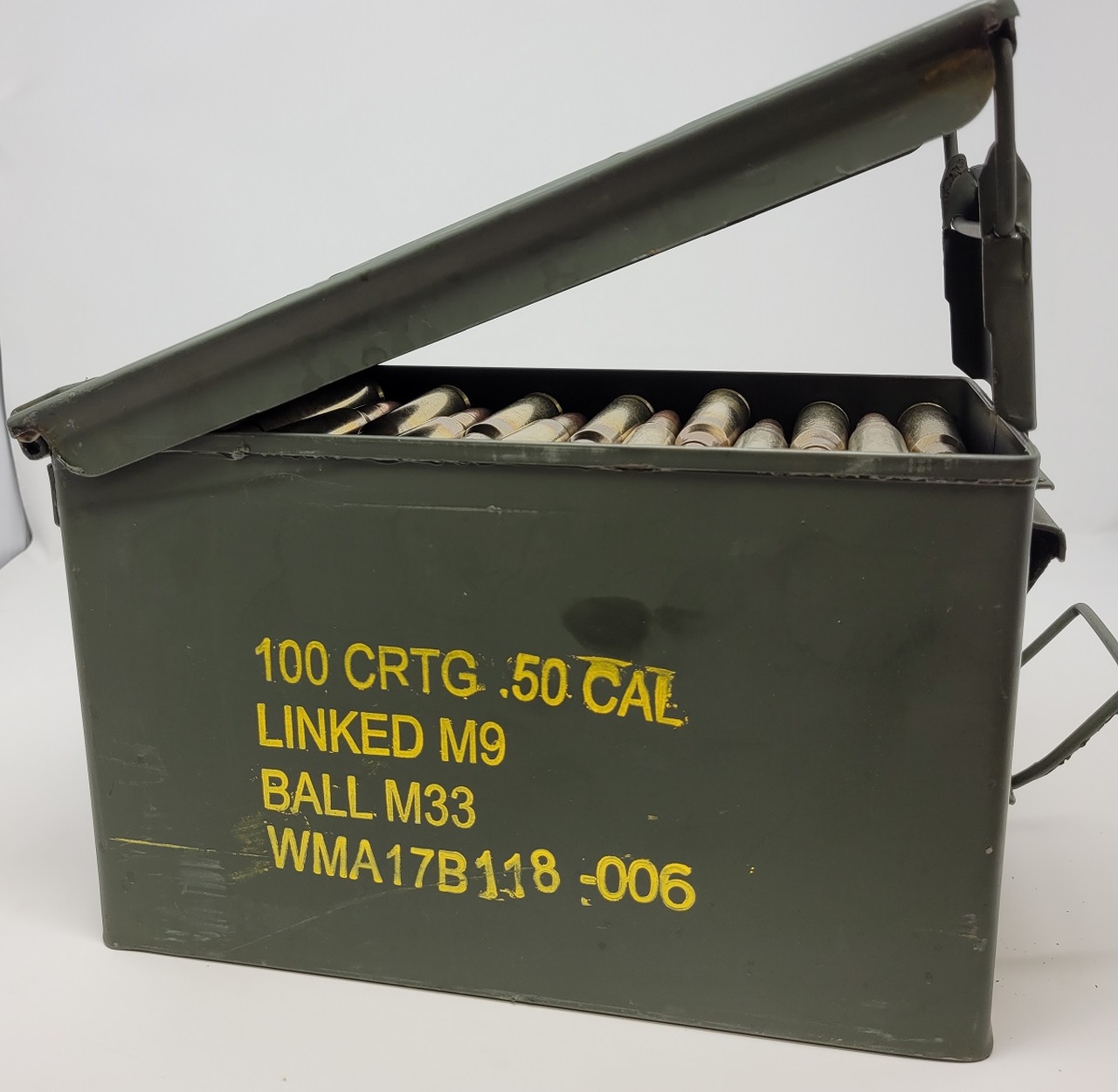 Tactical Manufacturing 50 BMG *REMAN* Ammunition 50BMGAPICAN150 647 Grain API Tracer FMJBT 150 Rounds